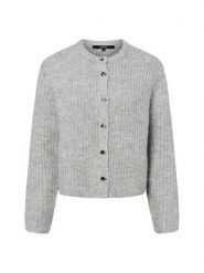 Someday Damski kardigan z zawartością wełny - Tiah Kobiety szary|srebrny marmurkowy, 38. Szare kardigany damskie someday., bez wzorów, z syntetyku. Za 549.95 zł.