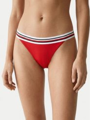Tommy Hilfiger Dół od bikini Cheeky UW0UW06354 Czerwony. Czerwone bikini damskie Tommy Hilfiger, s, bez wzorów. Za 189.99 zł.
