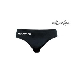 Kąpielówki Givova. Czarne kąpielówki męskie Givova, m, bez wzorów, z elastanu, na fitness i siłownię. Za 66.89 zł.