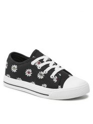 Nelli Blu Trampki NA22-02-01 Czarny. Czarne trampki i tenisówki dziewczęce Nelli Blu, bez wzorów, z materiału, bez zapięcia. Za 69.99 zł.