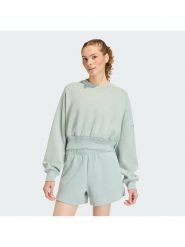 Adidas Bluza Soft Lux KA7015 Zielony Loose Fit. Zielone bluzy damskie Adidas, l, bez wzorów, z syntetyku, bez kaptura. Za 278.99 zł.