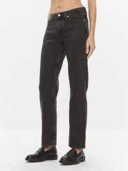 Calvin Klein Jeans Jeansy J20J222434 Czarny Straight Fit. Czarne jeansy damskie Calvin Klein Jeans. Za 259.99 zł.