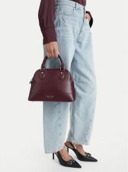 Nine West Torebka CEO-OPAL DREAM-LDA9210 Bordowy. Czerwone torebki do ręki damskie Nine West, bez wzorów, ze skóry, bez dodatków. Za 249.99 zł.