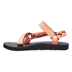 Buty do chodzenia damskie Teva Original Universal Picnic. Brązowe sandały damskie Teva, bez wzorów, z gumy, bez obcasa, bez zapięcia. Za 392.00 zł.