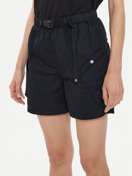 Converse Szorty sportowe W Utility Festival Short 10026395-A03 Czarny Regular Fit. Czarne szorty sportowe damskie Converse, m, bez wzorów, z bawełny, sportowe. Za 279.99 zł.