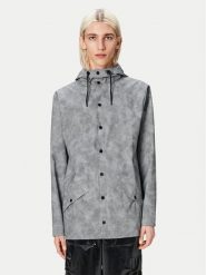 Rains Kurtka przeciwdeszczowa Jacket W3 12010 Szary Regular Fit. Szare kurtki damskie Rains, m, bez wzorów, z syntetyku, bez kaptura. Za 193.00 zł.