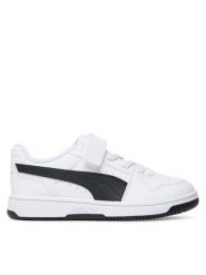 Puma Sneakersy Rebound Slam Lo Ac+ Ps 408293 Biały. Białe buty sportowe chłopięce Puma, bez wzorów, ze skóry, bez zapięcia. Za 199.99 zł.