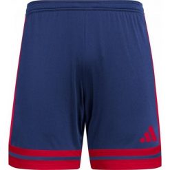 Spodenki adidas Squadra 25 czerwone. Czerwone krótkie spodenki sportowe męskie Adidas, bez wzorów, z materiału, na fitness i siłownię. Za 68.00 zł.