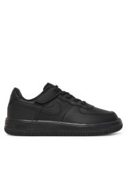 Nike Sneakersy Force 1 Low Easyon (PS) FN0237 001 Czarny. Czarne buty sportowe dziewczęce Nike, bez wzorów, ze skóry, bez zapięcia. Za 299.99 zł.