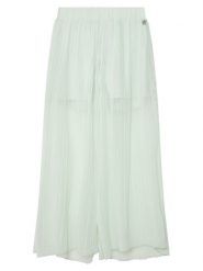 Guess Spodnie materiałowe J5GB02 WA2T0 Zielony Regular Fit. Zielone spodnie materiałowe dla dziewczynek Guess, z aplikacjami, z materiału. Za 169.99 zł.