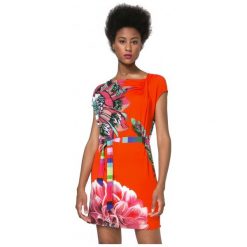 Desigual Sukienka Damska Septiembre M Wielokolorowy. Różowe sukienki damskie Desigual. W wyprzedaży za 189.00 zł.