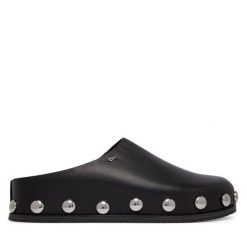 Klapki MICHAEL Michael Kors. Czarne klapki damskie MICHAEL Michael Kors, bez wzorów, bez obcasa. Za 769.99 zł.