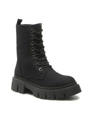 Jenny Fairy Trapery WS5816-02 Czarny. Czarne śniegowce i trapery damskie Jenny Fairy, z materiału. Za 89.99 zł.