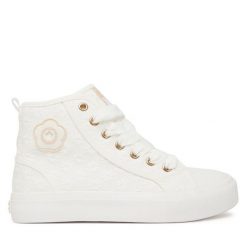 Trampki Mayoral. Białe trampki i tenisówki dziewczęce Mayoral, bez wzorów, bez zapięcia. Za 219.99 zł.