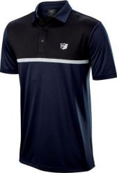 Wilson Staff morele Koszulka golfowa Classic Polo Wilson Staff, (Navy, rozm. L). Niebieskie koszulki polo męskie Wilson Staff, l, bez wzorów, bez ramiączek. Za 187.95 zł.