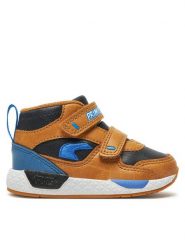 Primigi Sneakersy 6952100 Brązowy. Brązowe buty sportowe chłopięce Primigi, bez wzorów, ze skóry, bez zapięcia. Za 159.99 zł.