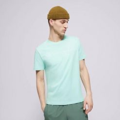 MĘSKI T-SHIRT SPORTOWY CHAMPION CREWNECK TEE. Zielone t-shirty męskie Champion, m, bez wzorów, z bawełny, sportowe, bez kołnierzyka. Za 116.00 zł.