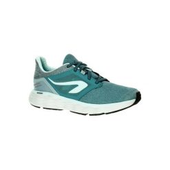 Buty RUN COMFORT. Zielone obuwie sportowe damskie KALENJI. Za 169.99 zł.