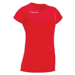 Koszulka damska Macron patricia. Czerwone t-shirty damskie Macron, bez wzorów, sportowe, bez kołnierzyka. Za 213.50 zł.