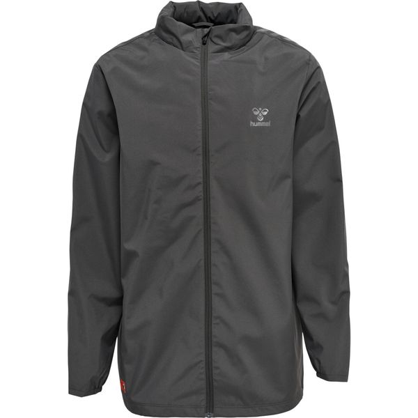 Kurtka do piłki nożnej męska Hummel Grid All Weather. Czarne kurtki męskie Hummel, m, bez wzorów, sportowe, bez kaptura. W wyprzedaży za 308.60 zł.