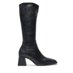 Kozaki Vagabond Shoemakers. Czarne kozaki damskie Vagabond Shoemakers, bez obcasa, na słupku. Za 849.99 zł.