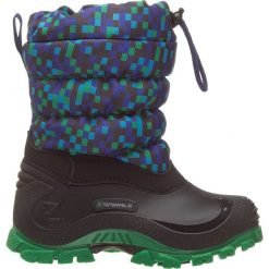 Zimowe botki "Sidney" w kolorze czarno-zielonym. Buty zimowe chłopięce marki Geox. W wyprzedaży za 65.95 zł.