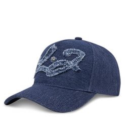 Czapka z daszkiem Liu Jo. Niebieskie czapki i kapelusze damskie Liu Jo, bez wzorów. Za 129.99 zł.