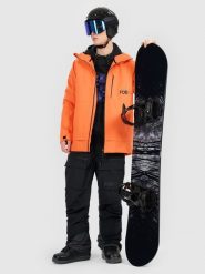 4F Kurtka snowboardowa membrana 15000 męska - pomarańczowa 3XL. Brązowe kurtki męskie 4f, na zimę, m, bez wzorów, z materiału, bez kaptura. Za 799.99 zł.