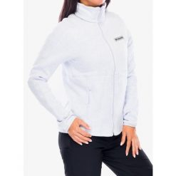 Bluza polarowa damska Columbia Sweater Weather Full Zip II. Niebieskie bluzy sportowe damskie Columbia, s, bez wzorów, z polaru, bez kaptura, trekkingowe. Za 255.99 zł.