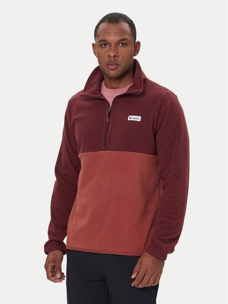Cotopaxi Polar Amado S22471M230 Bordowy Regular Fit. Czerwone bluzy męskie Cotopaxi, l, bez wzorów, z polaru, bez kaptura. Za 399.99 zł.