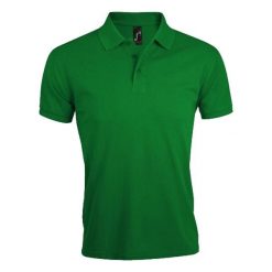Męska Koszulka Polo Prime. Zielone koszulki polo męskie SOL'S, m, bez wzorów, sportowe, bez ramiączek. Za 86.99 zł.