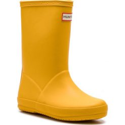 Kalosze HUNTER - Kids First Classic KFT5003RMA Yellow. Buty zimowe chłopięce marki Hunter. W wyprzedaży za 179.00 zł.