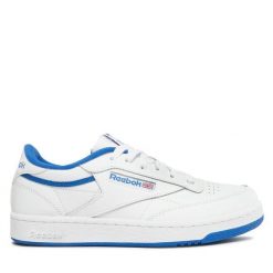 Sneakersy Reebok. Białe trampki i tenisówki chłopięce Reebok, bez wzorów, bez zapięcia. Za 169.99 zł.