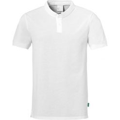 Polo Uhlsport Essential Prime. Białe koszulki polo męskie Uhlsport, m, bez wzorów, eleganckie, bez ramiączek. Za 212.50 zł.