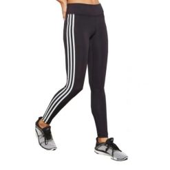 Damskie legginsy do biegania Adidas 3Stripes czarne. Czarne legginsy damskie Adidas, m, bez wzorów, do biegania. Za 276.40 zł.