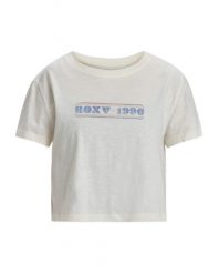 Koszulka z krótkim rękawem dla Kobiety MAGIC SWELL Biały. Białe t-shirty damskie Roxy, m, bez wzorów, z bawełny, bez kołnierzyka. Za 109.99 zł.