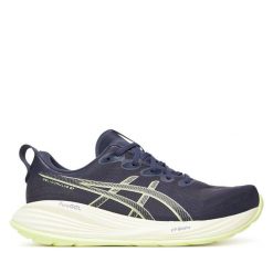 Buty do biegania Asics. Niebieskie buty sportowe męskie Asics, bez zapięcia, do biegania. Za 489.99 zł.