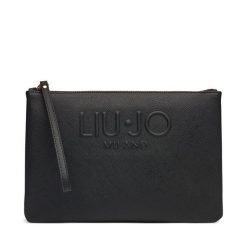 Torebka Liu Jo. Czarne kopertówki damskie Liu Jo, bez wzorów, bez dodatków. Za 229.99 zł.