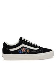 Vans Tenisówki Old Skool VN000D7ZF2B1 Czarny. Czarne trampki i tenisówki damskie Vans, bez wzorów, ze skóry, bez zapięcia. Za 289.99 zł.