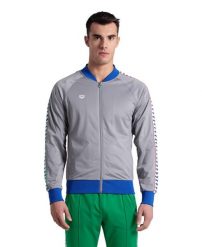 Bluza rozpinana męska sportowa Arena Men's Relax IV Team Jacket. Niebieskie bluzy męskie Arena, m, z aplikacjami, z materiału, bez kaptura, na fitness i siłownię. Za 301.98 zł.