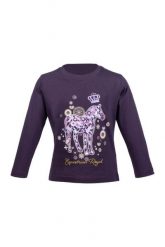 T-shirt z długim rękawem dziewczynka HKM Kids Lola. Fioletowe t-shirty i topy dla dziewczynek HKM, bez wzorów, z dzianiny, bez ramiączek. Za 125.00 zł.
