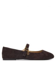 MICHAEL Michael Kors Baleriny Nellie 40F6NLFP1S Brązowy. Brązowe baleriny damskie MICHAEL Michael Kors, bez wzorów, ze skóry, bez obcasa. Za 569.99 zł.