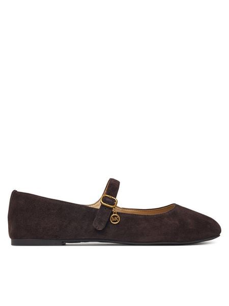 MICHAEL Michael Kors Baleriny Nellie 40F6NLFP1S Brązowy. Brązowe baleriny damskie MICHAEL Michael Kors, bez wzorów, bez obcasa. Za 569.99 zł.