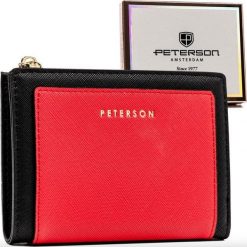 Peterson Mały portfel-portmonetka damska ze skóry ekologicznej - Peterson NoSize. Portfele damskie Peterson, bez wzorów, ze skóry ekologicznej. Za 80.38 zł.