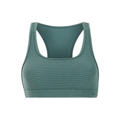 Damski top do kostiumu kąpielowego Protest Mixeagert. Czarne topy damskie Protest, s, bez wzorów, z materiału, bez kołnierzyka, bez ramiączek. Za 236.50 zł.