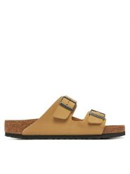 Birkenstock Klapki Arizona Birko-Flor 1029170 Beżowy. Brązowe klapki męskie Birkenstock, ze skóry. Za 419.99 zł.