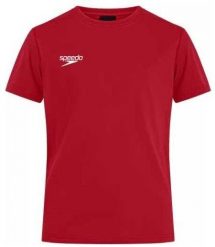 Speedo SPEEDO KOSZULKA DAMSKA CLUB PLAIN TEE AF RED 8-13390A846 16 EU44. Czerwone koszulki sportowe damskie Speedo, bez wzorów, bez kołnierzyka, bez ramiączek, żeglarskie. Za 58.79 zł.
