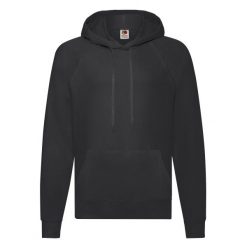 Lekka Męska Bluza Z Kapturem. Czarne bluzy męskie Fruit of the Loom, m, bez wzorów, z kapturem. Za 73.99 zł.