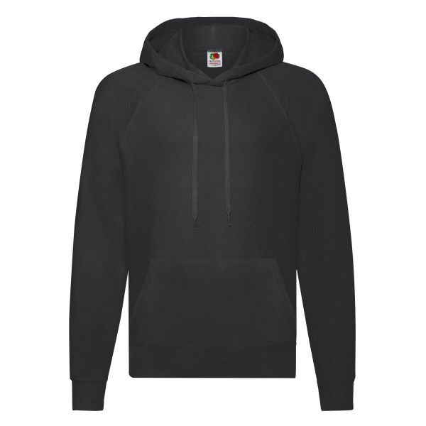 Lekka Męska Bluza Z Kapturem. Czarne bluzy męskie Fruit of the Loom, m, bez wzorów, z kapturem. Za 73.99 zł.