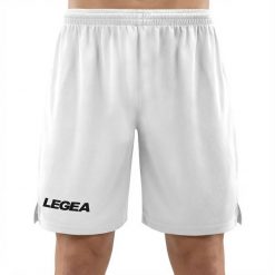 Krótkie Spodenki Damskie Biegowe Portland Białe. Białe szorty sportowe damskie Legea, na lato, bez wzorów, z poliesteru, do biegania. Za 64.00 zł.